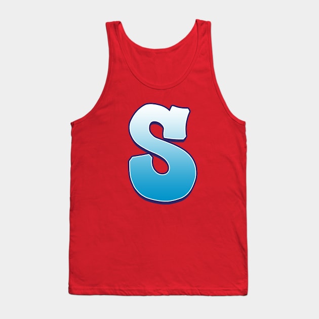 S - Blue Tank Top by Dmitri